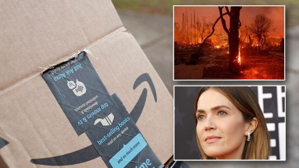 Image for story: Mandy Moore slams Amazon after driver allegedly delivers package to home razed by wildfire