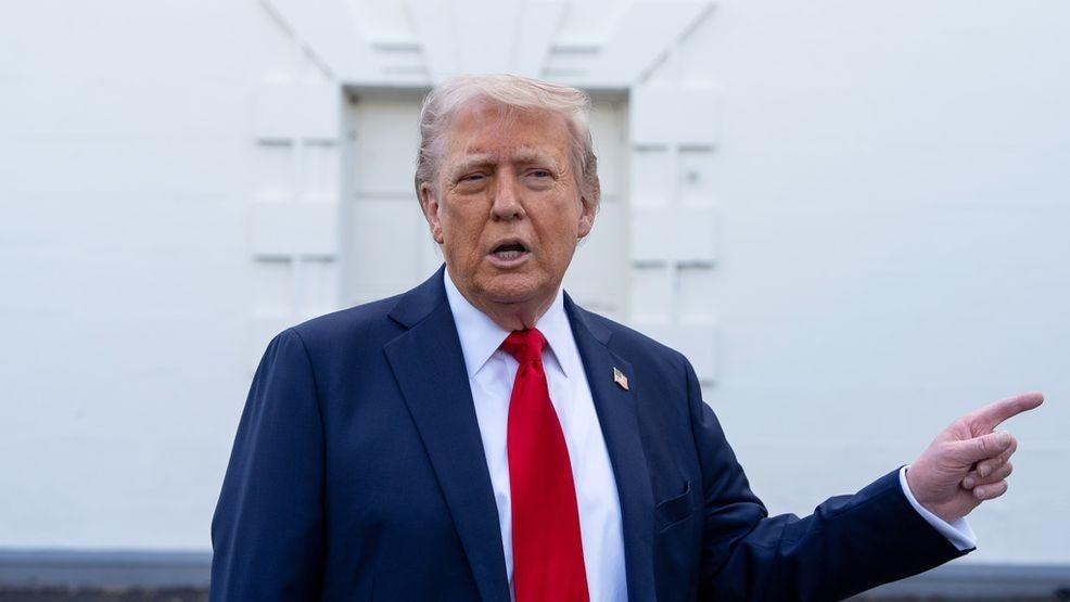 Image for story: Trump says he runs 'the country and the world' in bold Atlantic interview