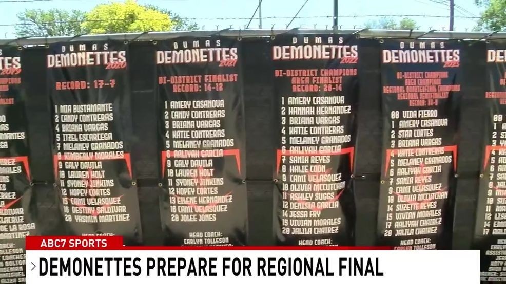 Image for story: Dumas Demonettes make history, advance to regional final in thrilling playoff run