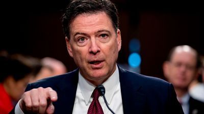 Image for story: Former FBI director Comey under investigation for alleged threat against Trump